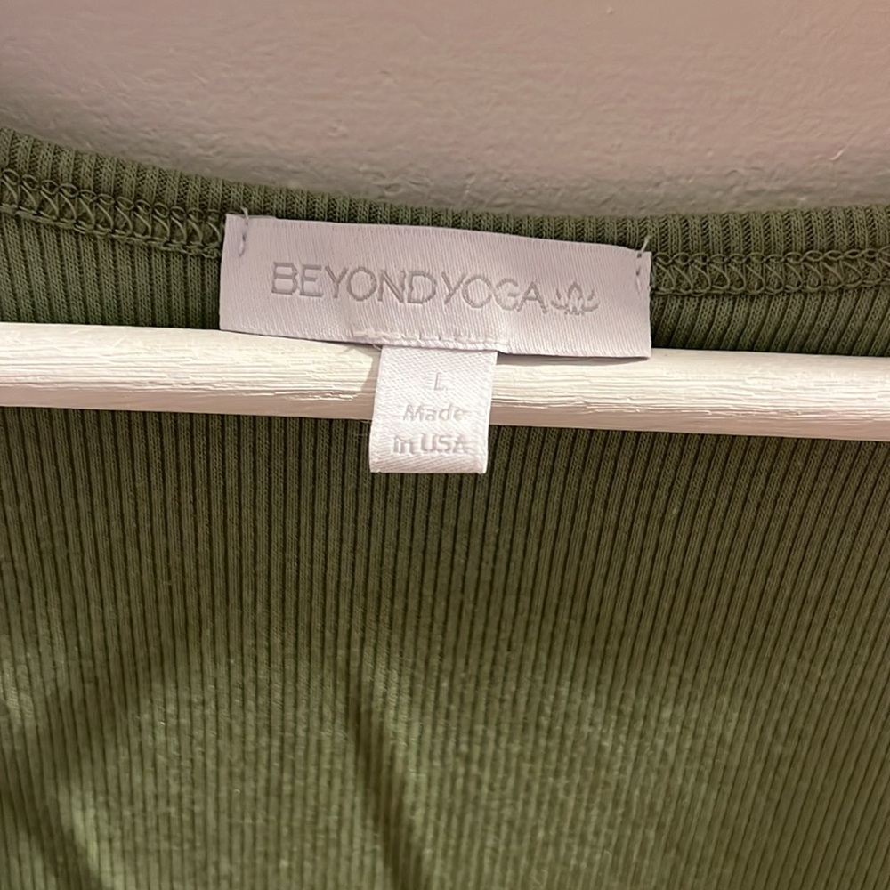 Green V-Neck Women's Top - Picture 2 of 5